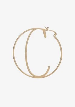 Hoop Letter Earring -LUCY Clothing Shop C af500d1d 305a 4ca5 b5d7 5714fd0990a7