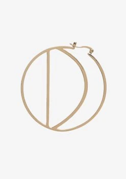 Hoop Letter Earring -LUCY Clothing Shop D 9d70e2e5 9689 45b3 90e0 0d2ec5e895e1