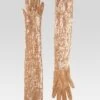 Diem Sequin Gloves -LUCY Clothing Shop DiemGloves TanninSilver ECOMM