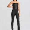 Brinley Coated Denim Jumpsuit -LUCY Clothing Shop Ecommerce Crop 20230816 SET1 BRINLEYJUMPSUITCOATEDBLACK 2078 ECOMM