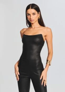 LUCY Clothing Shop 23 LUCY Clothing Shop -LUCY Clothing Shop Ecommerce Crop 20230816 SET1 BRINLEYJUMPSUITCOATEDBLACK 2102 ECOMM