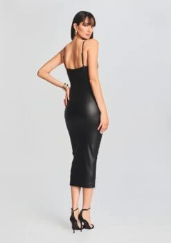 Norrie Coated Denim Dress -LUCY Clothing Shop Ecommerce Crop 20230816 SET1 NORRIEDRESSCOATEDBLACK 4207 ECOMM