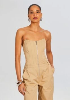 Stana Jumpsuit -LUCY Clothing Shop Ecommerce Crop 20240326 STANAJUMPSUIT SAND32452 ECOMM