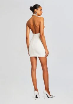 Wynn Embellished Dress -LUCY Clothing Shop Ecommerce Crop 20240326 WYNNDRESS WHITESILVER32225 ECOMM