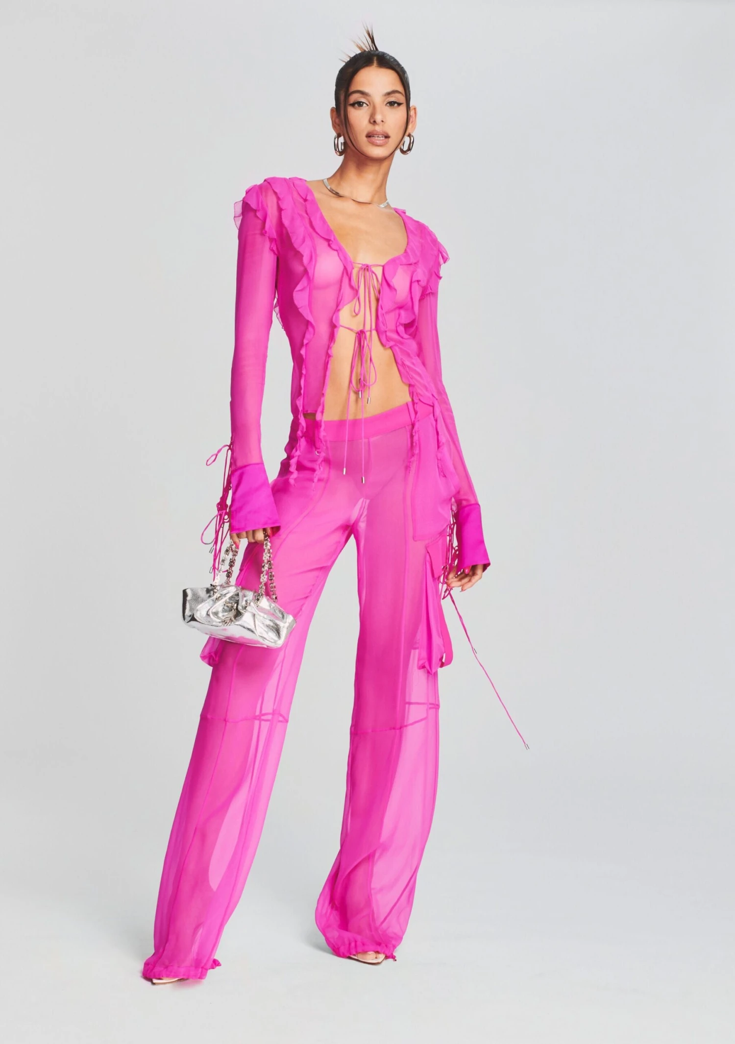 Viviane Silk Chiffon Pant 3 Viviane Silk Chiffon Pant