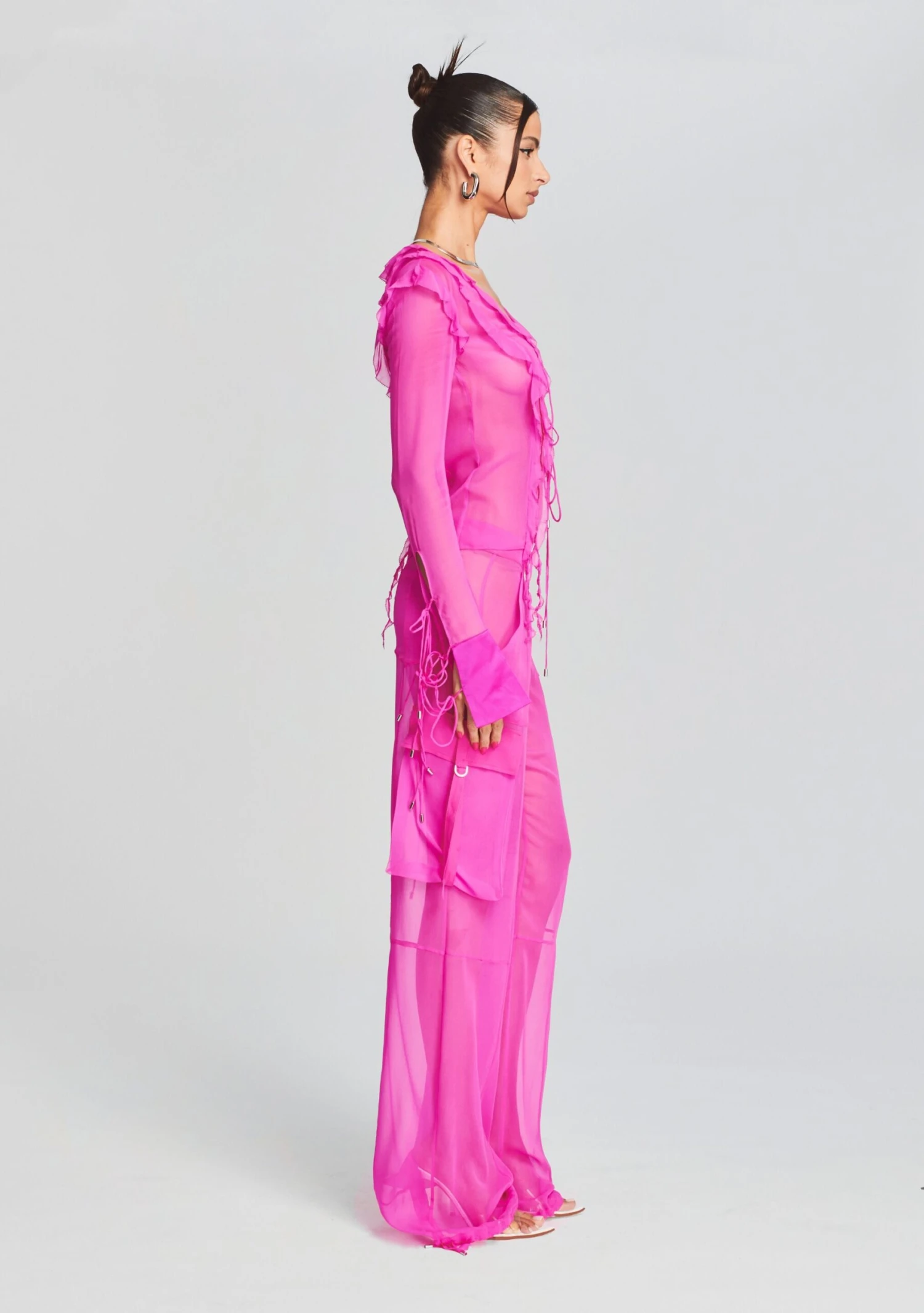 Viviane Silk Chiffon Pant 5 Viviane Silk Chiffon Pant - Image 3