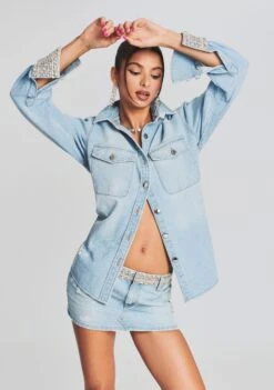 Remy Denim Shirt -LUCY Clothing Shop Ecommerce Crop 220824 Retrofete Ecom Set2 SHOT18 2064