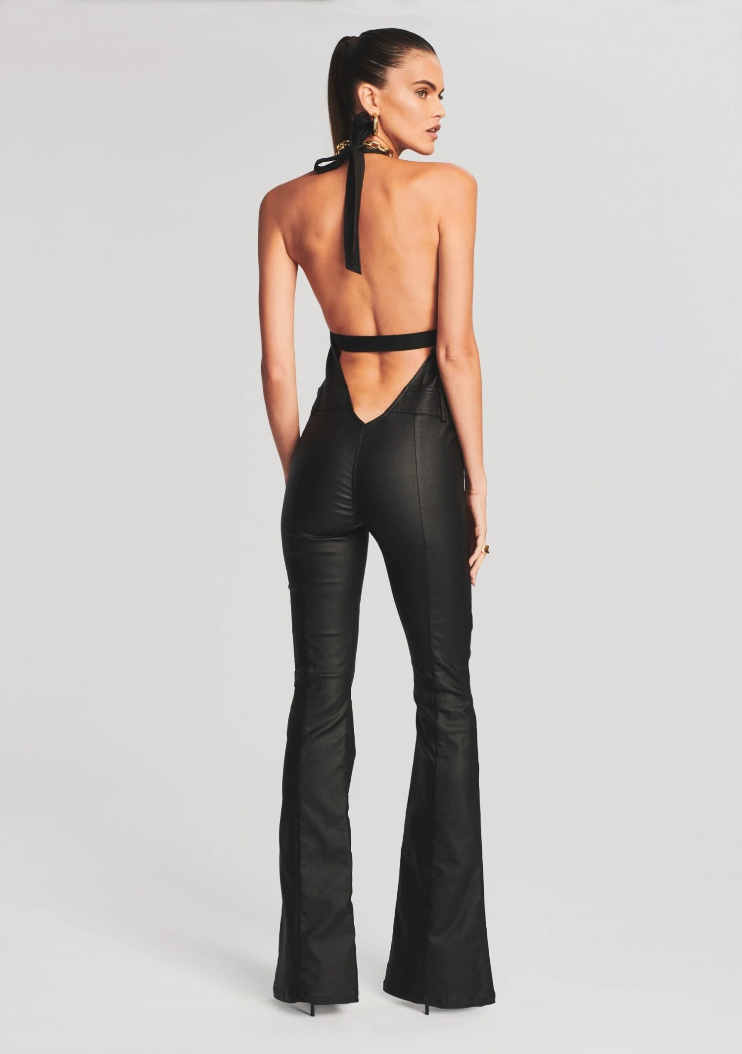 Cynthia Coated Denim Jumpsuit 6 Cynthia Coated Denim Jumpsuit - Image 4
