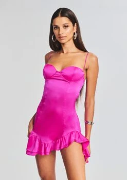 LUCY Clothing Shop 15 LUCY Clothing Shop -LUCY Clothing Shop Ecommerce Crop 23 07 18 SET1 Silvana Dress Neon Pink 0041 ECOMM