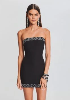 Abigail Dress -LUCY Clothing Shop Ecommerce Crop 23 09 21 ABIGALDRESS BLACKSILVER 3085 ECOMM