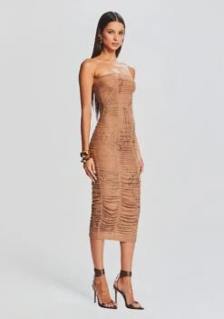 Dream Strapless Dress -LUCY Clothing Shop Ecommerce Crop 23 09 21 DREAMSTRAPLESSTUBEMAXIDRESS NUDE 2727 ECOMM
