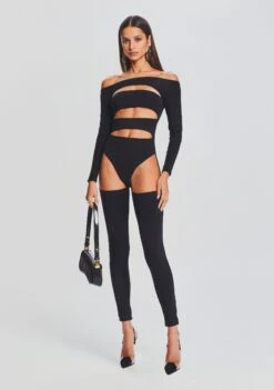 Andromeda Catsuit -LUCY Clothing Shop Ecommerce Crop 23 09 22 ANDROMEDACATSUIT BLACK 1011 ECOMM