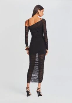 Chantae Dress -LUCY Clothing Shop Ecommerce Crop 23 09 22 CHANTAEDRESS BLACK 893 ECOMM