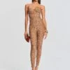 Elodie Sequin Jumpsuit -LUCY Clothing Shop Ecommerce Crop 23 09 22 ELODIEJUMPSUIT TANNIN 2110 ECOMM