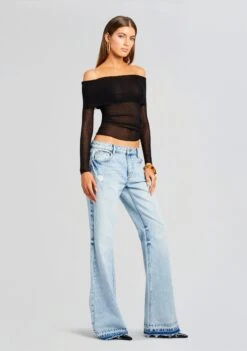 Idalia Top -LUCY Clothing Shop Ecommerce Crop 23 10 17 IDALIATOP BLACK HURLEYJEANS ESTE 864 ECOMM