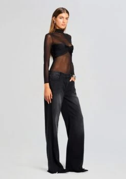 Tonia Bodysuit -LUCY Clothing Shop Ecommerce Crop 23 10 17 TONIABODYSUIT BLACK MARGOTJEAN MIDNIGHT 2104 ECOMM