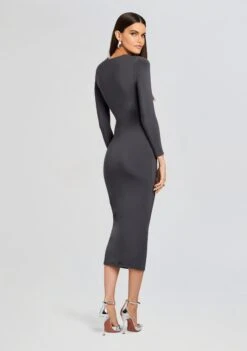 Kepla Dress -LUCY Clothing Shop Ecommerce Crop 23 10 18 KEPLADRESS PEWTER 2237 ECOMM