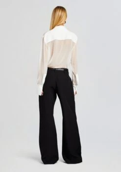 Meghan Panelled Silk Blouse -LUCY Clothing Shop Ecommerce Crop 23 10 18 MEGHANBLOUSE WHITE 2608 ECOMM