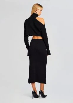 Nicolette Skirt -LUCY Clothing Shop Ecommerce Crop 23 10 18 NEUMISWEATER NICOLETTESKIRT BLACK 1908 ECOMM