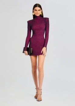 Moda Dress -LUCY Clothing Shop Ecommerce Crop 23 10 25 MODADRESS EGGPLANT 1326 ECOMM