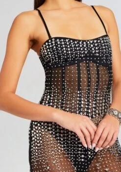 LUCY Clothing Shop 27 LUCY Clothing Shop -LUCY Clothing Shop Ecommerce Crop 23 11 15 ADELYNNEJUMPSUIT BLACKSILVER 1983 ECOMM