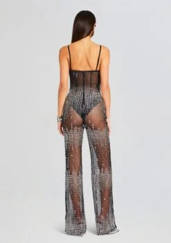 Adelynne Sequin Jumpsuit 10 Adelynne Sequin Jumpsuit -LUCY Clothing Shop Ecommerce Crop 23 11 15 ADELYNNEJUMPSUIT BLACKSILVER 1990 ECOMM