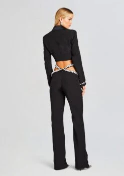Kaz Pant -LUCY Clothing Shop Ecommerce Crop 23 11 15 KAZPANT BLACKSILVER 1785 ECOMM