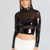 Nyx Sequin Top -LUCY Clothing Shop Ecommerce Crop 23 11 15 NYXTOP BLACK 1713 ECOMM