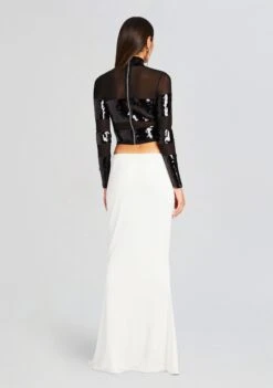 Nyx Sequin Top -LUCY Clothing Shop Ecommerce Crop 23 11 15 NYXTOP BLACK 1729 ECOMM