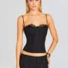 Petra Top 2 Petra Top -LUCY Clothing Shop Ecommerce Crop 23 11 15 PETRATOP BRIARSKIRT BLACK 2024 ECOMM