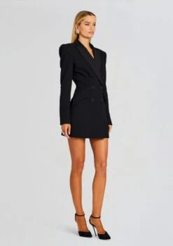 Amberly Blazer Dress -LUCY Clothing Shop Ecommerce Crop 23 11 16 AMBERLYDRESS BLACK 529 ECOMM