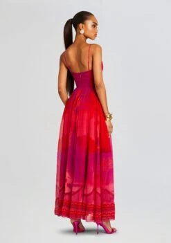 Soma Long Dress -LUCY Clothing Shop Ecommerce Crop 23 11 16 HN SOMADRESS MULTICOLOR 1876 ECOMM