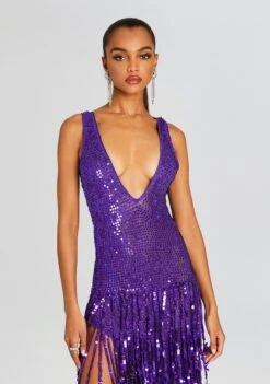 Libra Sequin Crochet Dress -LUCY Clothing Shop Ecommerce Crop 23 11 16 LIBRADRESS AMETHYST 1662 ECOMM