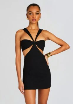 Scarlett Mini Cut Out Dress -LUCY Clothing Shop Ecommerce Crop 23 11 16 SCARLETTDRESS BLACK 362 ECOMM