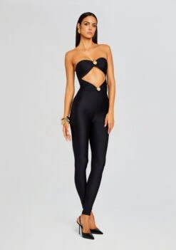 Fluer Lycra Jumpsuit -LUCY Clothing Shop Ecommerce Crop 23 12 18 FLUERJUMPSUIT BLACK 1145 ECOMM