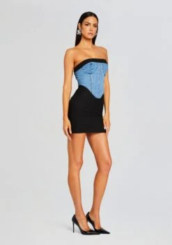 Freya Dress -LUCY Clothing Shop Ecommerce Crop 23 12 18 FREYADRESS BLACK RIVER 0460 ECOMM