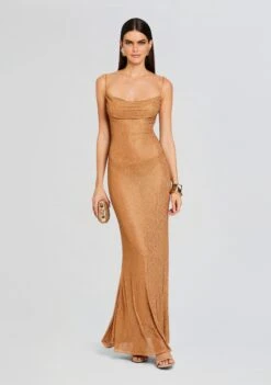 Shilo Embellished Silk Dress