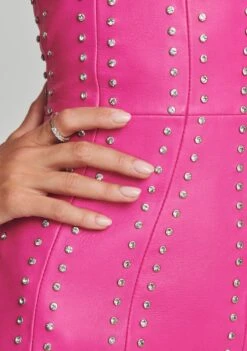 Vesta Embellished Leather Dress 9 Vesta Embellished Leather Dress -LUCY Clothing Shop Ecommerce Crop 230111 RETROFETE SET2 SHOT10 1444 eComm