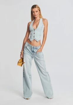 Taylor Denim Vest -LUCY Clothing Shop Ecommerce Crop 230111 RETROFETE SET2 SHOT54 5576 eComm