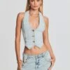 Taylor Denim Vest -LUCY Clothing Shop Ecommerce Crop 230111 RETROFETE SET2 SHOT54 5579 eComm