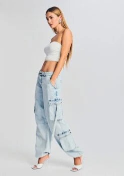 Samira Low Rise Cargo Jean -LUCY Clothing Shop Ecommerce Crop 230321 RETROFETE SET1 Shot 04 0758 eComm