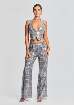 Haddy Sequin Vest -LUCY Clothing Shop Ecommerce Crop 230815 SET2 HADDYVEST ENIDBLAZER FLEURPANT 3049 ECOMM
