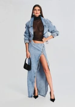Zahlia Denim Skirt -LUCY Clothing Shop Ecommerce Crop 230831 JOSLYNJACKET ZAHLIASKIRT 2136 ECOMM 5357593b 7a79 450f 9e8c 2d26d958a5d2