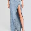 Zahlia Denim Skirt -LUCY Clothing Shop Ecommerce Crop 230831 JOSLYNJACKET ZAHLIASKIRT 2207 ECOMM