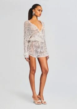 Meadow Sequin Crochet Romper -LUCY Clothing Shop Ecommerce Crop 231128 MEADOWROMPER 0229 ECOMM