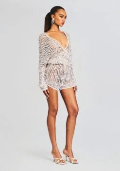 Meadow Sequin Crochet Romper -LUCY Clothing Shop Ecommerce Crop 231128 MEADOWROMPER 0234 ECOMM
