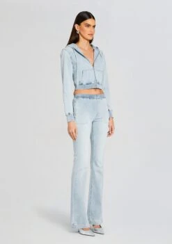 Catalina Terry Jean -LUCY Clothing Shop Ecommerce Crop 24 01 10 EDITHCROPPEDHOODIE CATALINAJEAN SKYLIGHTTERRY 0631 ECOMM b7afce48 085f 4096 9638 fe49005549f2