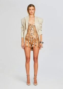 Indie Embellished Dress 11 Indie Embellished Dress -LUCY Clothing Shop Ecommerce Crop 24 01 10 INDIEDRESS TANNIN 0300 ECOMM