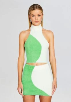 Wilma Fuzzy Crop Top