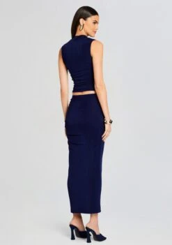 Anchora Top -LUCY Clothing Shop Ecommerce Crop 24 01 11 ANCHORATOP ALMASKIRT NAVY 0905 ECOMM